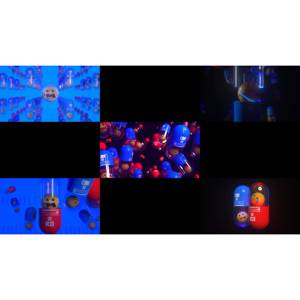 🎥 VJ LOOP | Bounce Capsule Cartoon Rhythm LED Visuals for Club 💊🎞️⚡ [ MICHIGO STUDIO ]