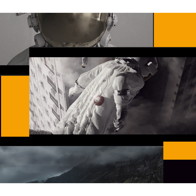 🎥 VJ LOOP | Astronaut, Spacecraft & Space Station LED Background 🌍🛰️🌌 [ MICHIGO STUDIO ]