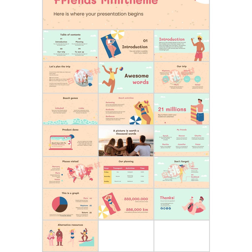 POWERPOINT TEMPLATE 99 | 🏠 Interior Design Minimalist Calm Home Decor Graduation Project PPT Template [ MICHIGO STUDIO ]