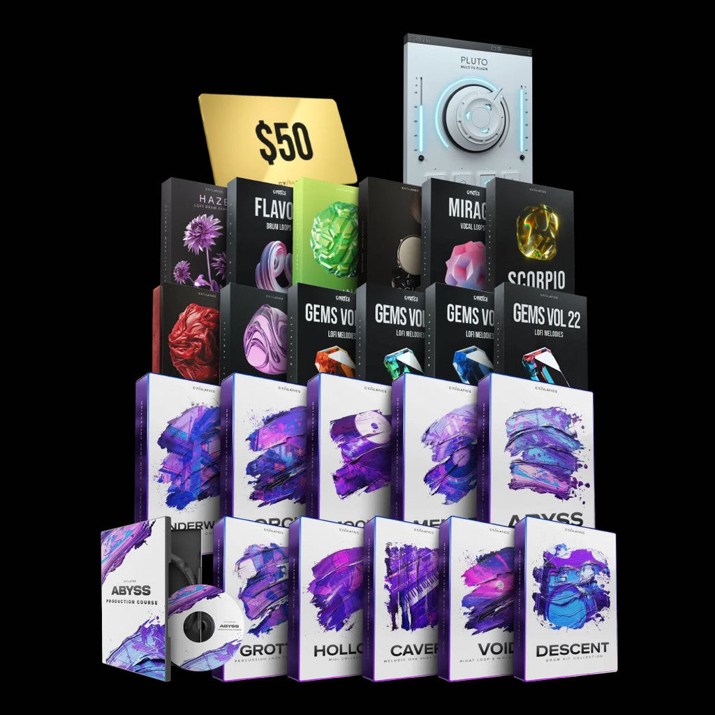 Sample Pack | Cymatics ABYSS 🌌✨ Retro / LoFi / RnB + FX Plugins [MICHIGO STUDIO]