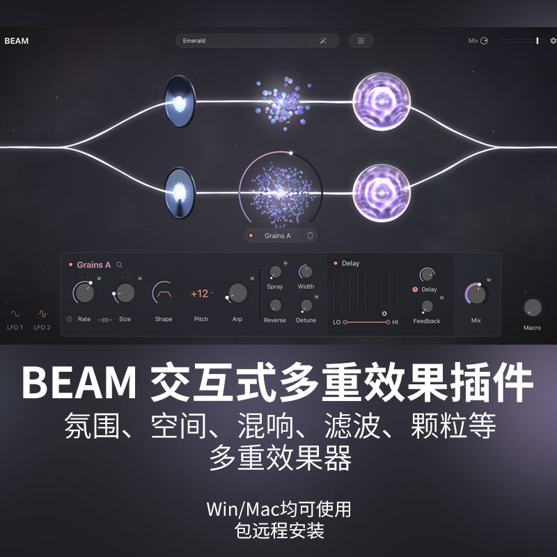 🌌 Lunacy Audio BEAM | Smart Interactive Effects, Spatial & Atmospheric Filtering Plugin [MICHIGO STUDIO]