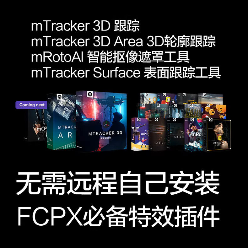 🎬 FCPX CineStudio 704 | 12 Super AI Plugins for 3D Tracking, Masking & Effects [MICHIGO STUDIO]