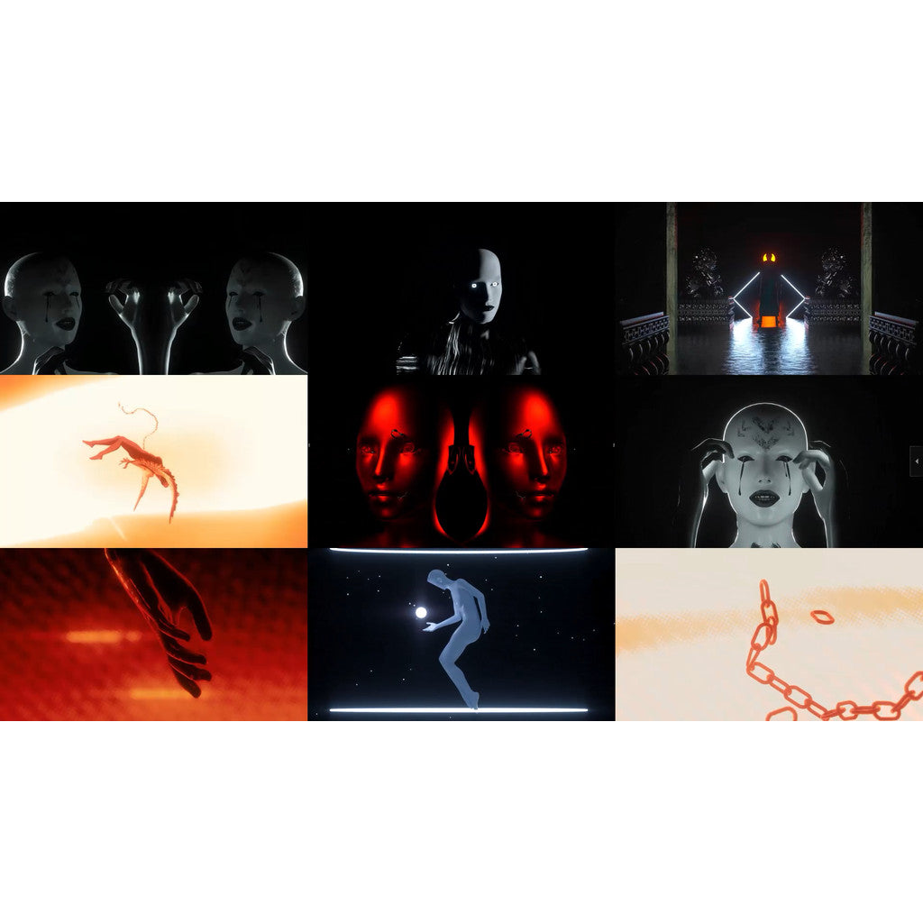 🎥 VJ LOOP | Futuristic Motion Characters with Dreamy Rhythm LED Visuals 🤖🌌🎶 [ MICHIGO STUDIO ]