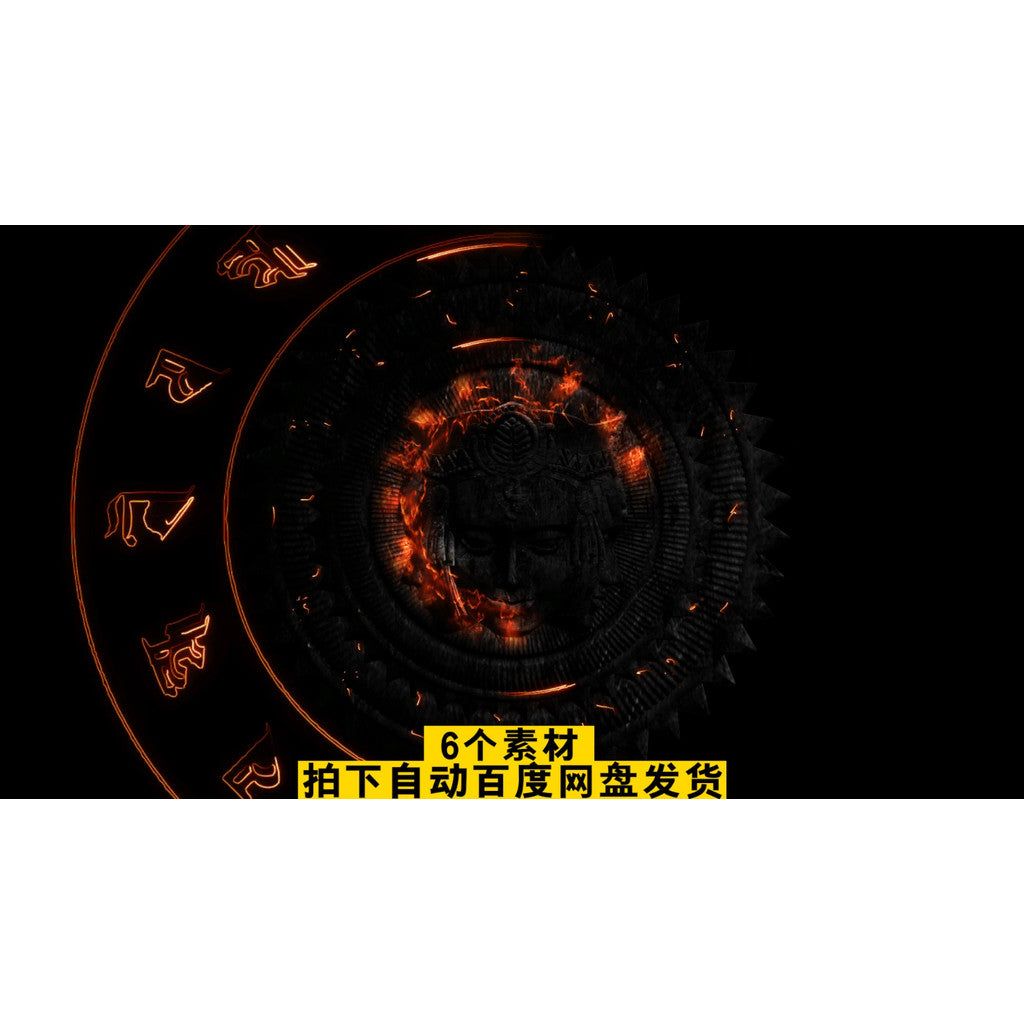 VJ LOOP | 🗿 Trance Stone Statue Tribe Visual – Club/KTV VJ Background 🎶💫 [MICHIGO STUDIO]