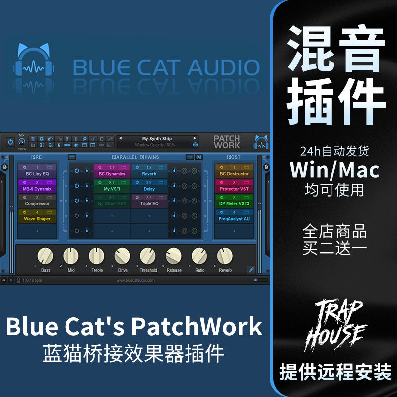 🔗 Blue Cats PatchWork | Plugin Host & Bridging Tool for Win & Mac [MICHIGO STUDIO]