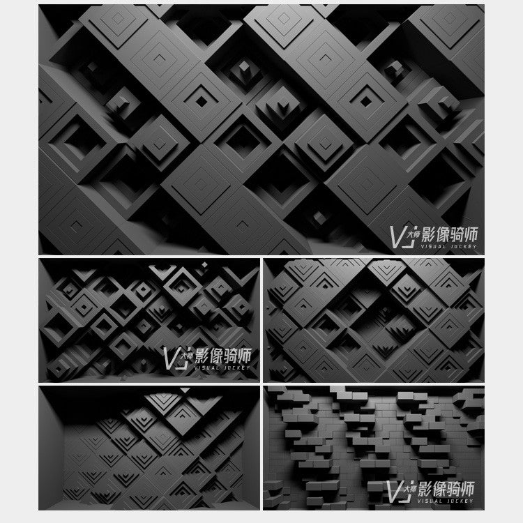 🎥 VJ LOOP | 3D Projection Mapping Architecture Ice Screen Club KTV LED Display 🏛️❄️ [ MICHIGO STUDIO ]