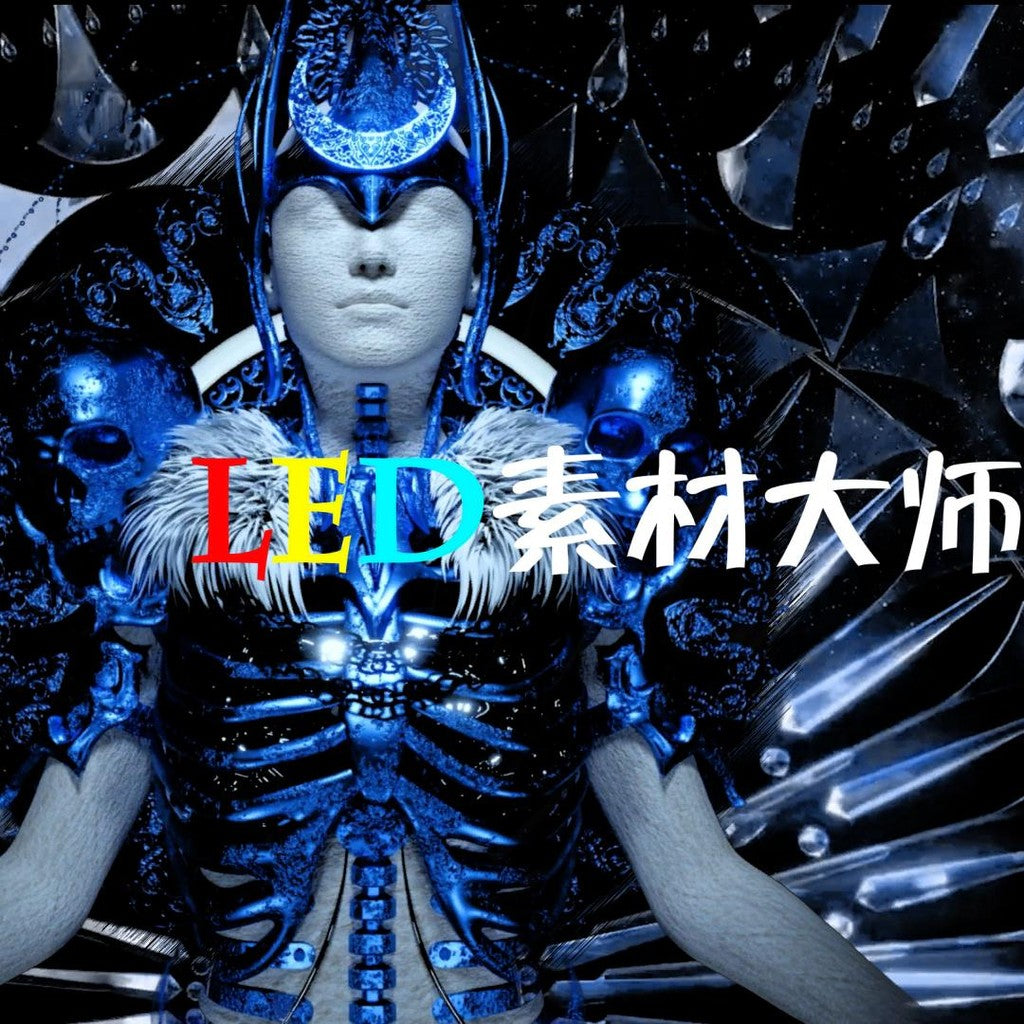 VJ LOOP | 💥 Epic 3D Explosion Rhythm Character – LED Club Big Screen VJ Visual 🔥🎭 [MICHIGO STUDIO]