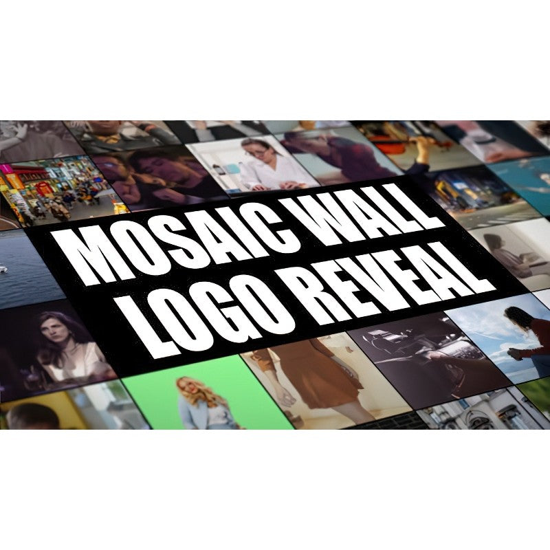 🖼️ Mosaic Wall Logo Reveal | 60+ Multi-Screen Photo & Video Templates [MICHIGO STUDIO]