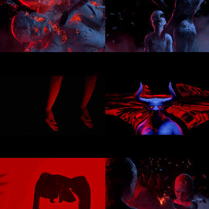 🎥 VJ LOOP | Particle Explosion Dancer Male & Female Stage LED Background 💃✨ [ MICHIGO STUDIO ]