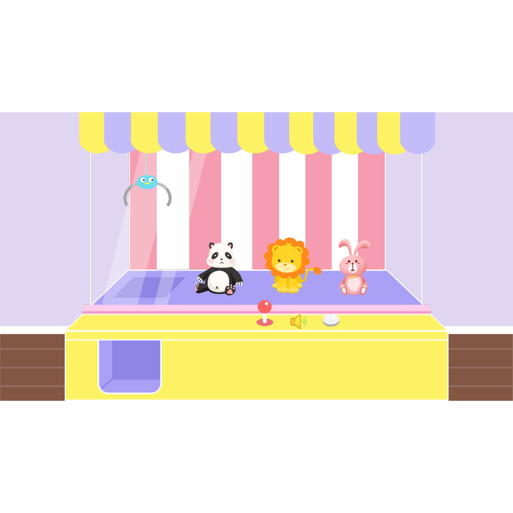 POWERPOINT TEMPLATE 7 | 🕹️ Claw Machine Interactive Game PPT Template Helen Courseware [ MICHIGO STUDIO ]