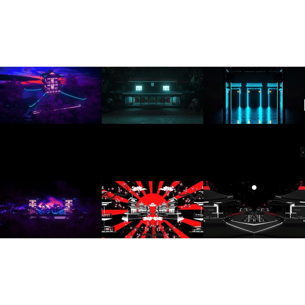 🎥 VJ LOOP | 🏯 Chinese Style 🏮 Ancient Architecture Vibes for Club LED Display 🐉 [ MICHIGO STUDIO ]