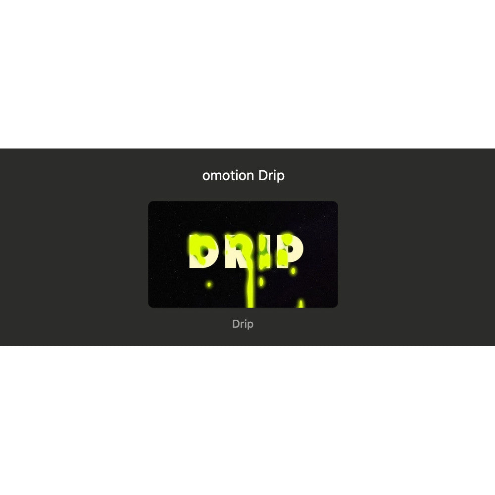 FCPX | 💧 Drip – Cartoon Style Liquid, Lava, Oil, Fire & Water Droplet Effects Plugin for Final Cut Pro [MICHIGO STUDIO]
