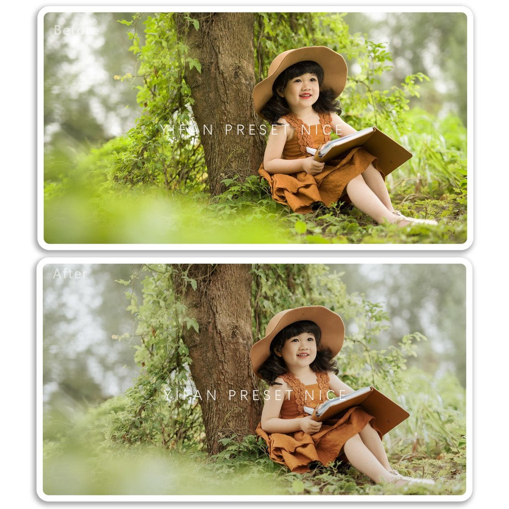 📸 LR Pixelcake Preset Green Orange Children – Lightroom Preset (7 Sets, Capcut, Mobile, PS, PhaseOne)
