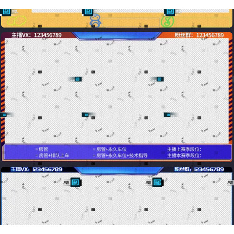 🖼️ PC Livestream Frame – Gaming, Fitness, Cooking, Education Border Pack [MICHIGO STUDIO]