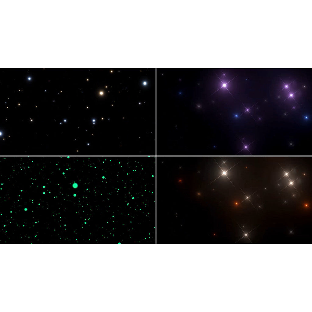🎥 VJ LOOP | 💫 Romantic Starlight Particles 🌌✨ Galaxy Vibes & Dreamy LED Background [ MICHIGO STUDIO ]