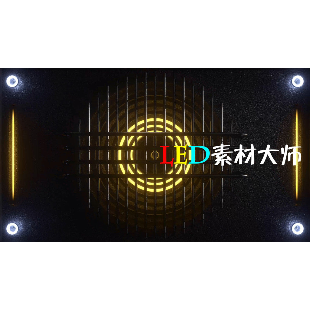 🎥 VJ LOOP | 4K Yellow 3D Colorful Industrial Lines LED Visuals 🟡🏭🎥 [ MICHIGO STUDIO ]