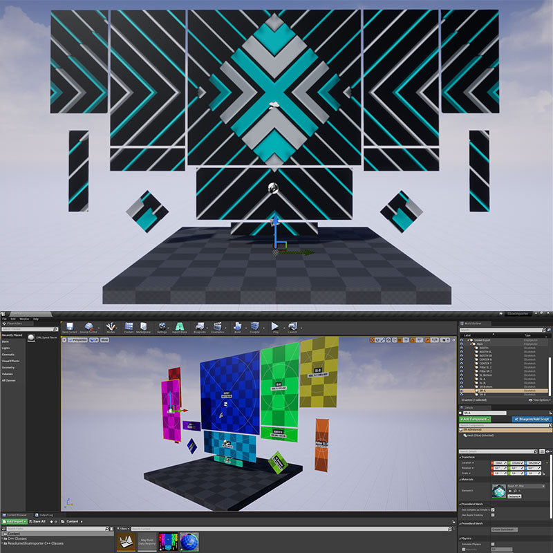 🖥️ UE4 / UE5 TOOL | Resolume Arena 🎛️ Slice Importer 🔄 Slice Integration [ MICHIGO STUDIO ]