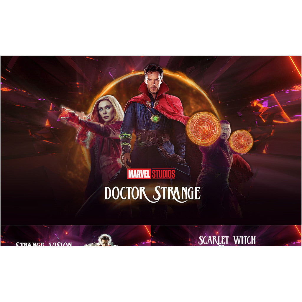 POWERPOINT TEMPLATE 315 | 🧙‍♂️ Doctor Strange Movie Introduction Review Recommendation English PPT