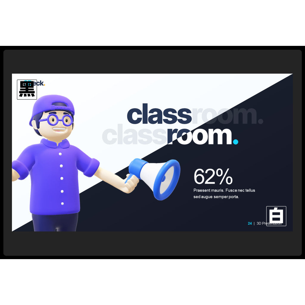 POWERPOINT TEMPLATE 33 | 🌀 Full 3D Dynamic Stylish Product Introduction Animated Pitch Deck PPT Template