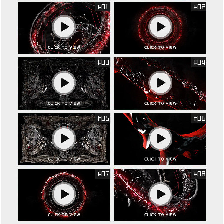 🎥 VJ LOOP | Gothic Dark Demon Wheel Stage Visual for Club & Bar LED Display 😈🎭 [MICHIGO STUDIO]