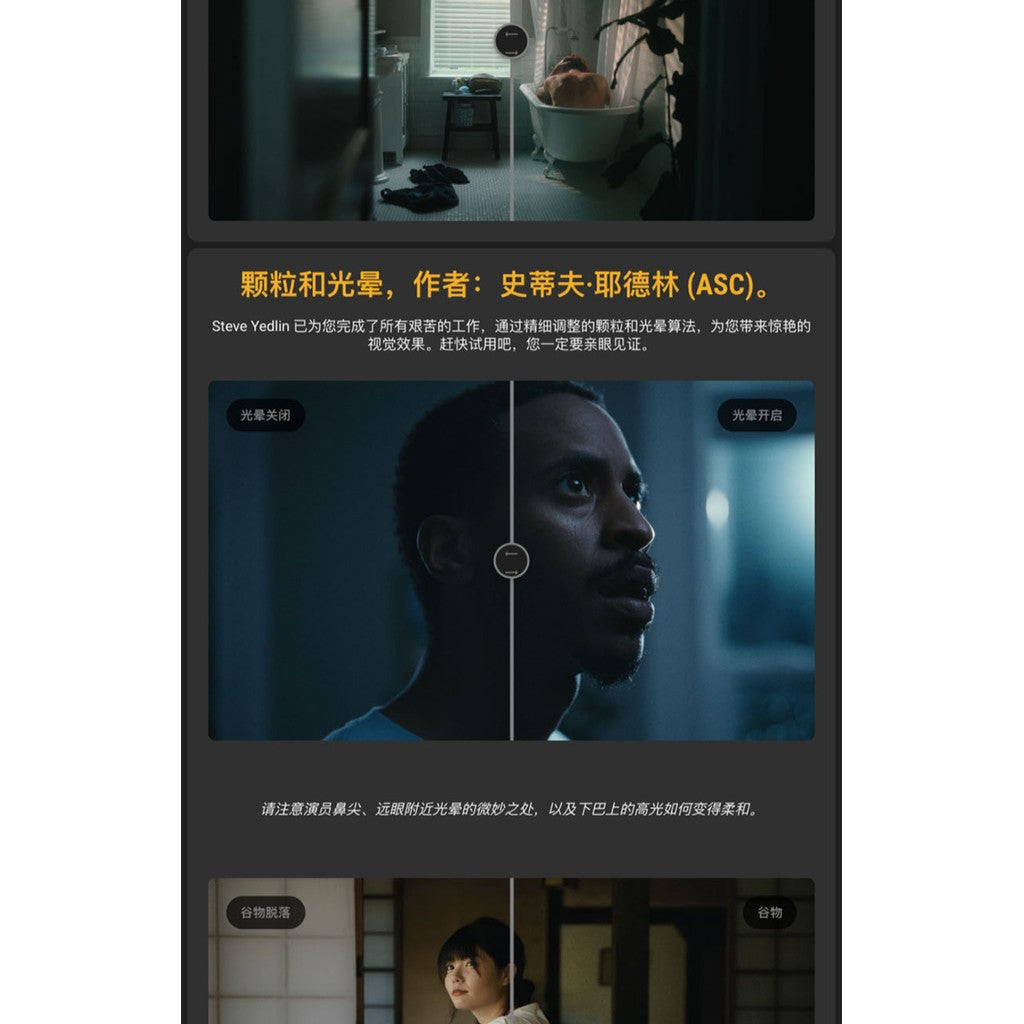 🎨 PowerGrade | DaVinci Plugin – Genesis 1.0.6 Hollywood Film Quick Realistic Grain & Glow [MICHIGO STUDIO]