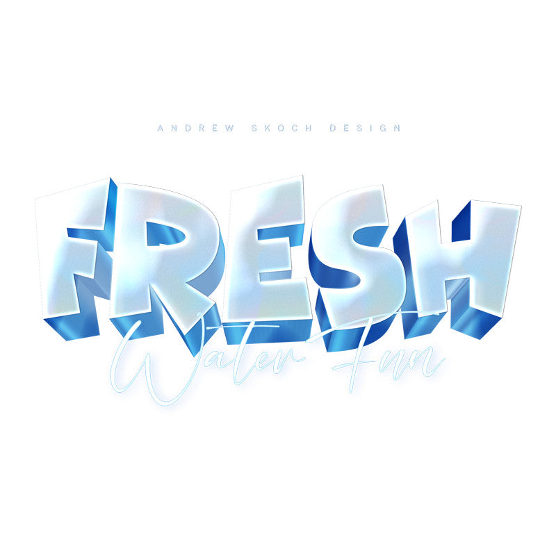 🎨 PSD TEMPLATE | 3D Summer Ice Jelly Bubble Text Effect PSD Mockup [MICHIGO STUDIO]