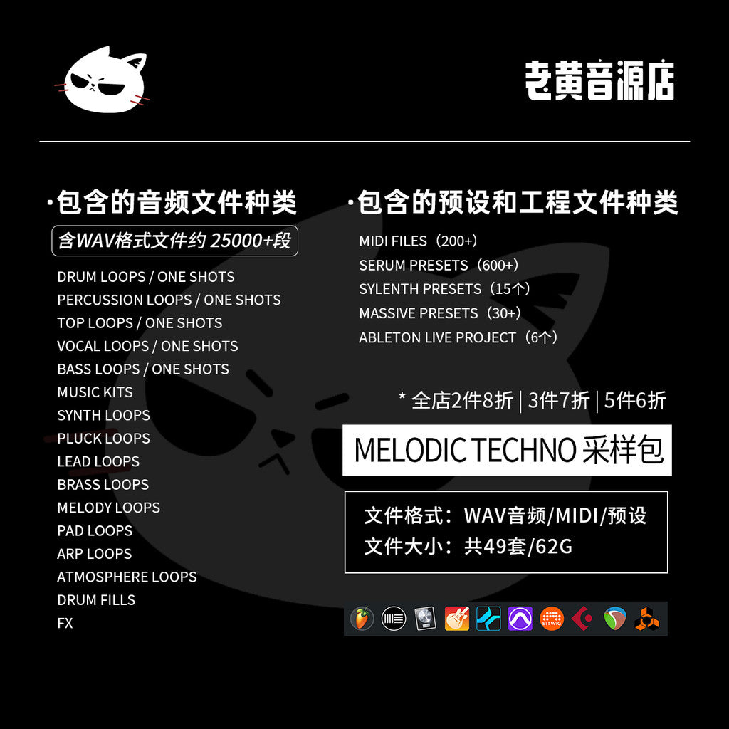 Sample Pack | Melodic Techno 🔊🎛️ EDM Synths, Melodies, Loops [MICHIGO STUDIO]