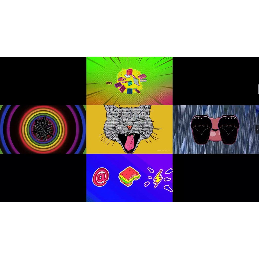 🎥 VJ LOOP | Bounce Cartoon Anime Rhythm VJ Visuals for Club Stage 🎞️🕺🎧 [ MICHIGO STUDIO ]