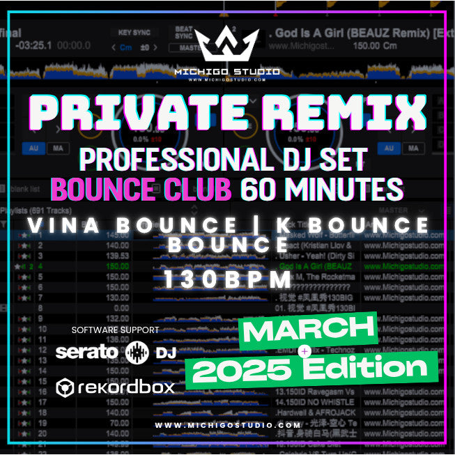 March 2025 Bounce DJ Set 🥁 Small Room Energy | Cue Included [MICHIGO STUDIO] [010]
