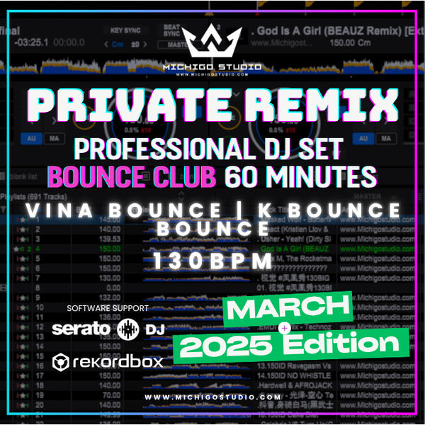 March 2025 Bounce DJ Set 🥁 Small Room Energy | Cue Included [MICHIGO STUDIO] [010]