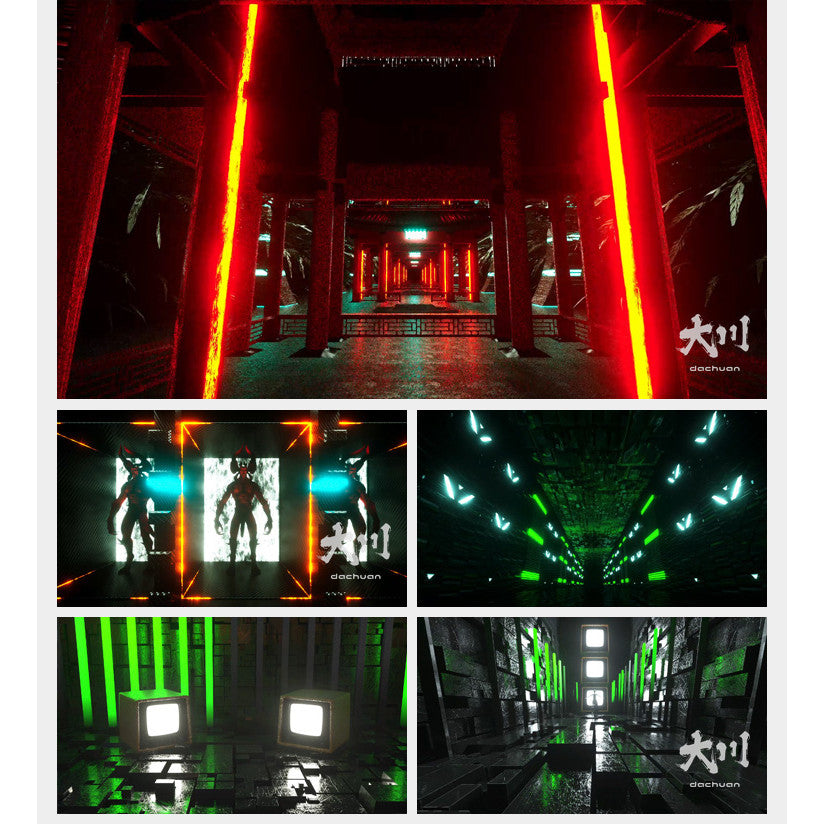 🎥 VJ LOOP | Street Dance Runway Club LED Background Cool Stage 4K 💃🚶‍♀️ [ MICHIGO STUDIO ]