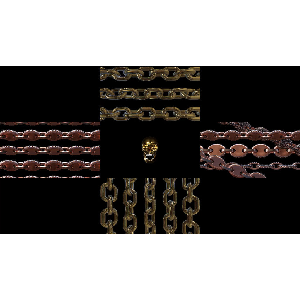 🎥 VJ LOOP | 💰 Gangsta Rap 💎 Gold Chain, 💵 Money Visuals for Stage & Club 🔥 [ MICHIGO STUDIO ]