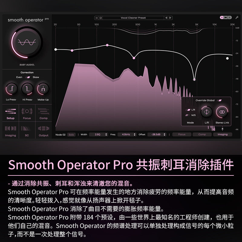 🎛 Smooth Operator Pro | Resonance Removal, Audio Clarity & Harmonic EQ Mixing Plugin [MICHIGO STUDIO]