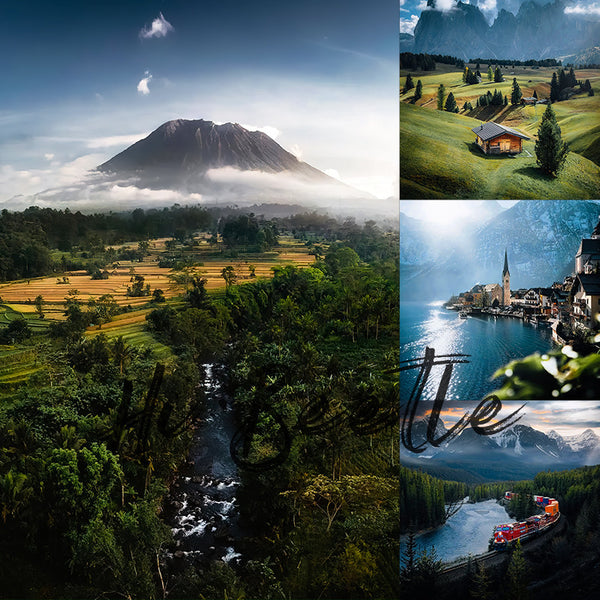📸 Natural Landscape LR Preset – Lightroom Preset (Travel, PS, Mountain, Capcut, PR, Mobile)
