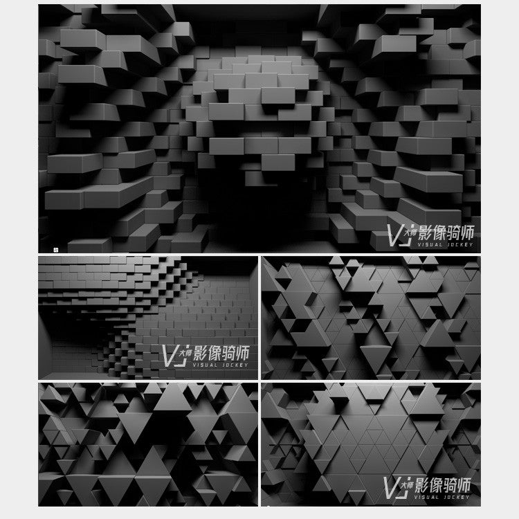 🎥 VJ LOOP | 3D Projection Mapping Architecture Ice Screen Club KTV LED Display 🏛️❄️ [ MICHIGO STUDIO ]