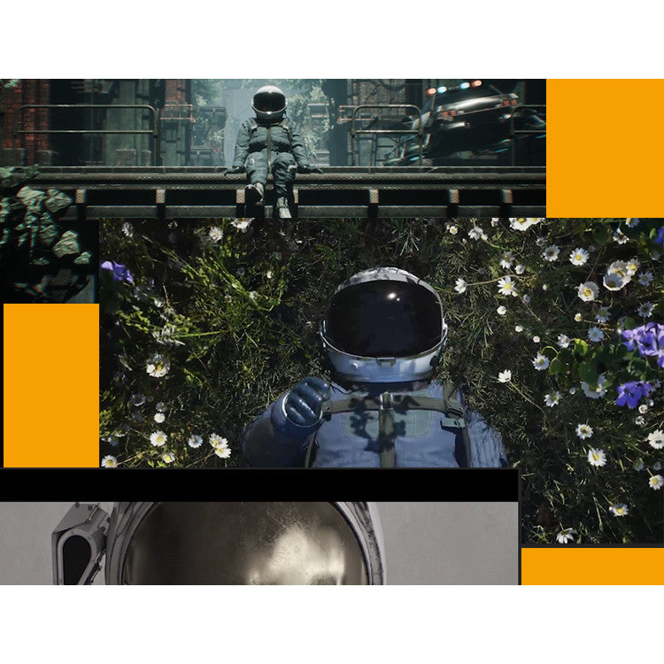 🎥 VJ LOOP | Astronaut, Spacecraft & Space Station LED Background 🌍🛰️🌌 [ MICHIGO STUDIO ]