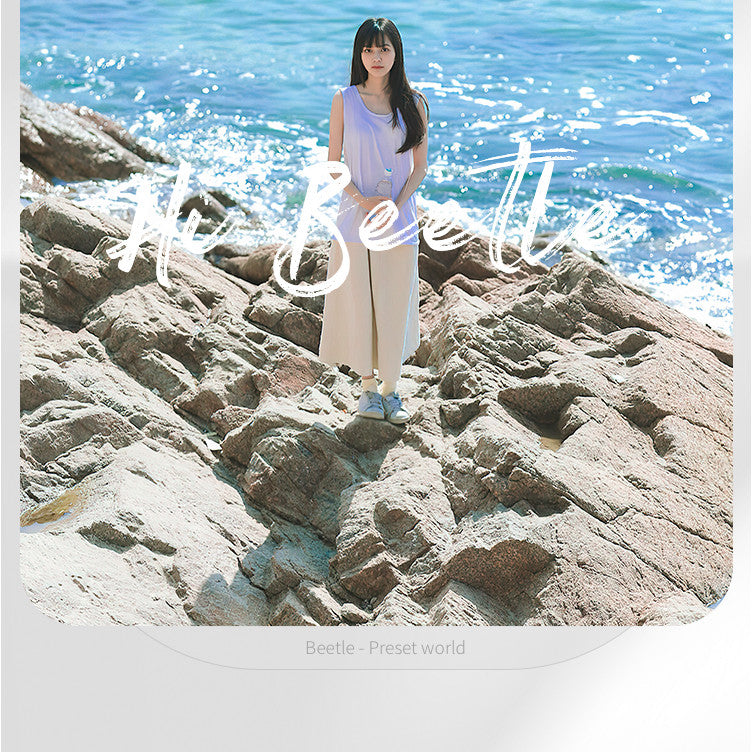 📸 LIGHTROOM PRESET | Pixelcake Seaside Landscape Portrait Filter Material Password Tone Preset | MICHIGO STUDIO