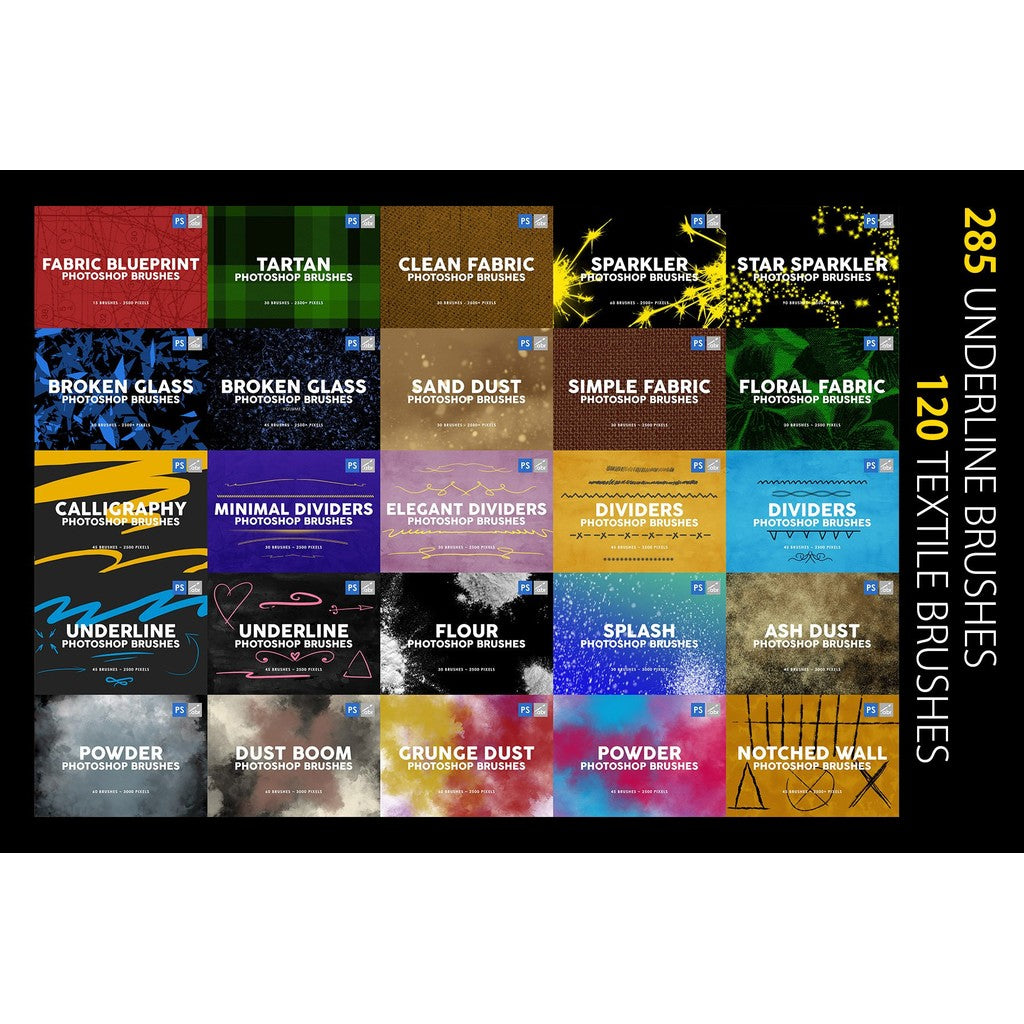 🖌️ PS BRUSHES | 5673 Photoshop Brushes 🎨 Mega Bundle (20GB) 724 [ MICHIGO STUDIO ]
