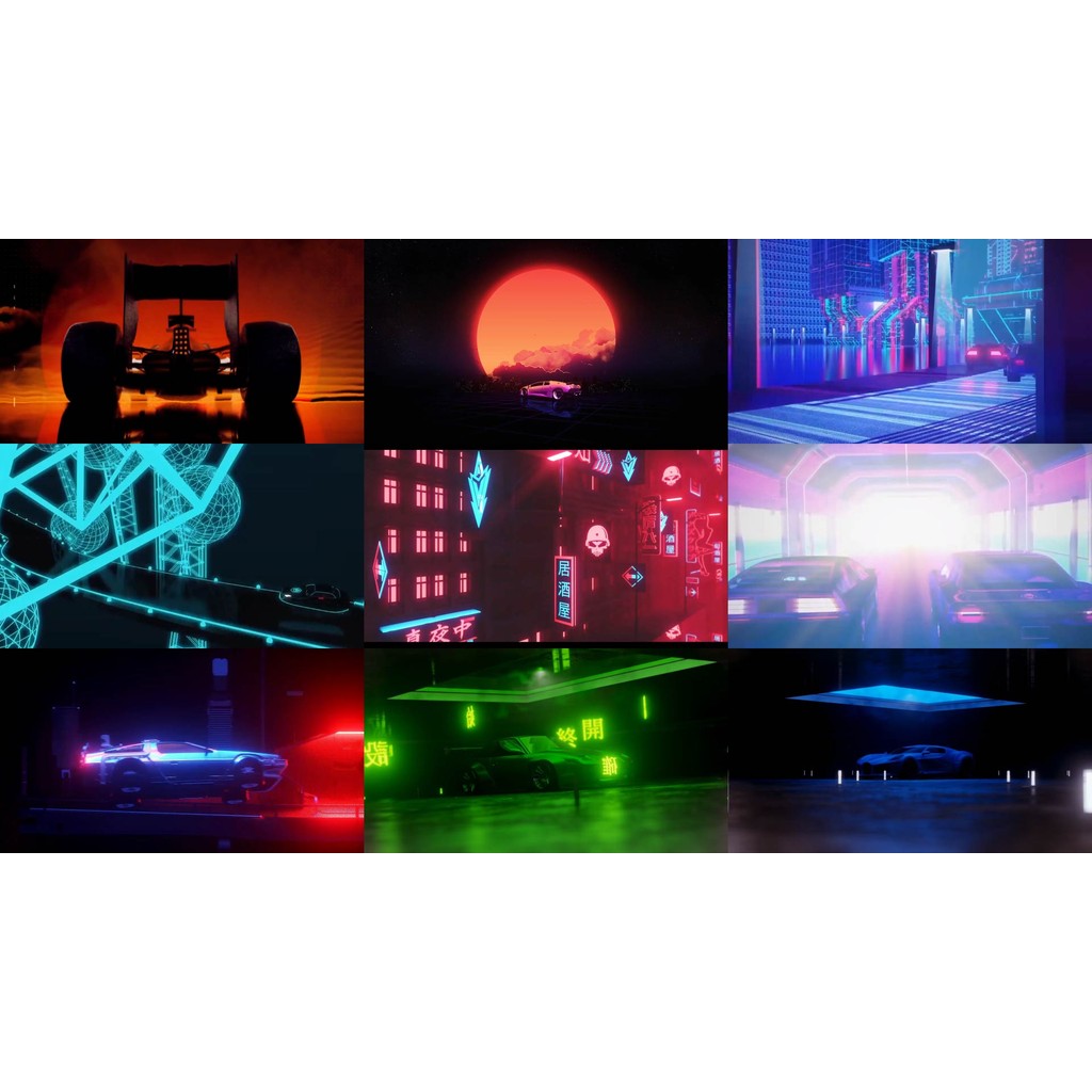 🎥 VJ LOOP | Fast & Furious Car Racing LED Visuals for Club 🏎️💨🚗 [ MICHIGO STUDIO ]