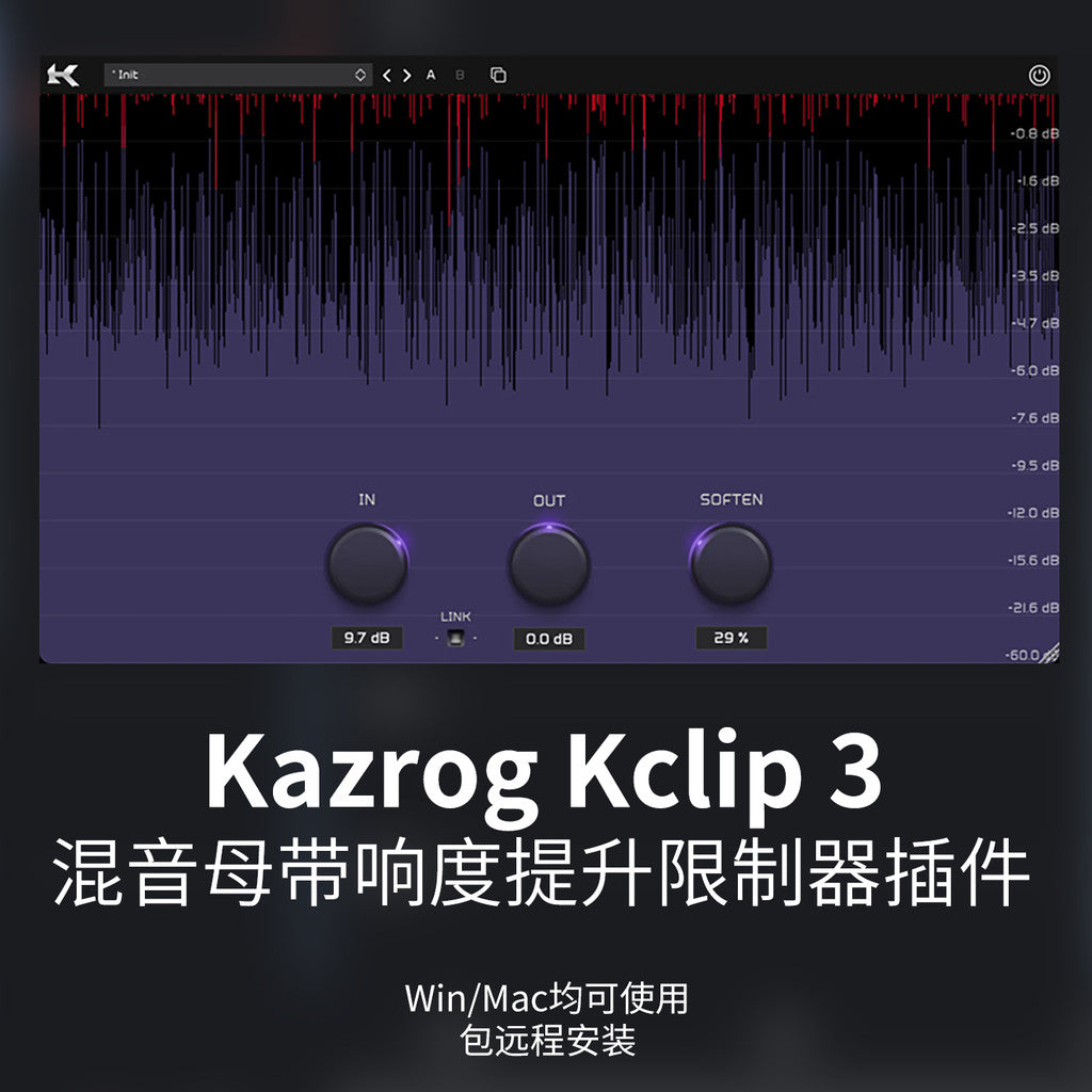 🎧 Kazrog KClip 3 | Mixing & Mastering Loudness Maximizer, Compressor, Clipper & Limiter Plugin [MICHIGO STUDIO]