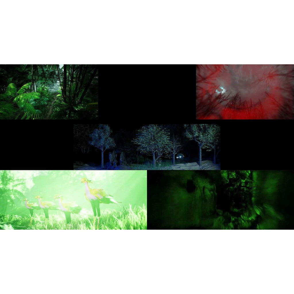 🎥 VJ LOOP | Jungle Forest Party Rhythm LED Club Visuals 🌲🌳🎉 [ MICHIGO STUDIO ]