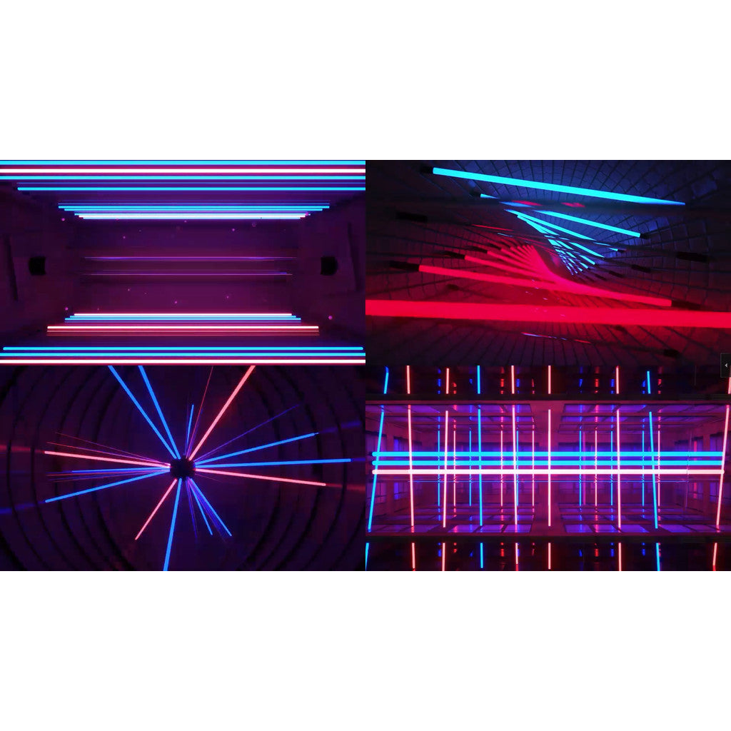 🎥 VJ LOOP | Industrial Mechanical Rhythm Tech Abstract LED Visuals for Bar 🏭⚙️🎵 [ MICHIGO STUDIO ]