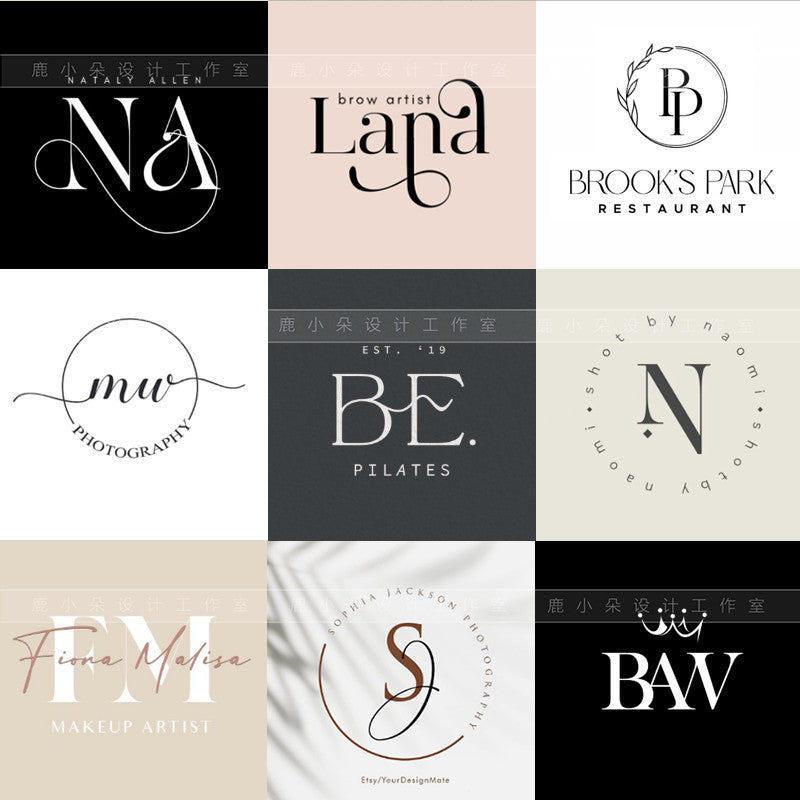 🎨 LOGO DESIGN | Minimalist Premium Letter Logo ✍️ Custom Branding for Beauty Shop & Signboard 💅🏪 [MICHIGO STUDIO]