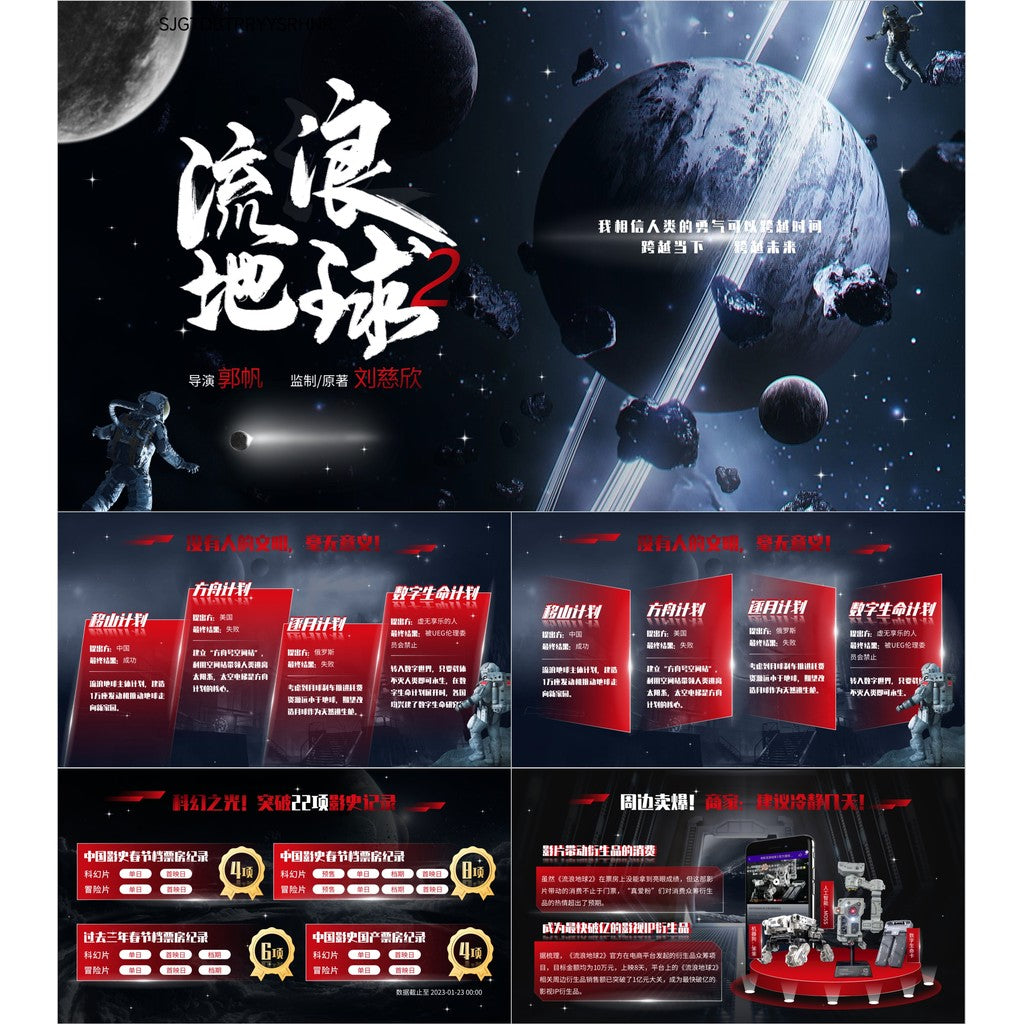 POWERPOINT 102 | 🌍 Flowing Planet Sci-Fi The Wandering Earth 2 Movie Review