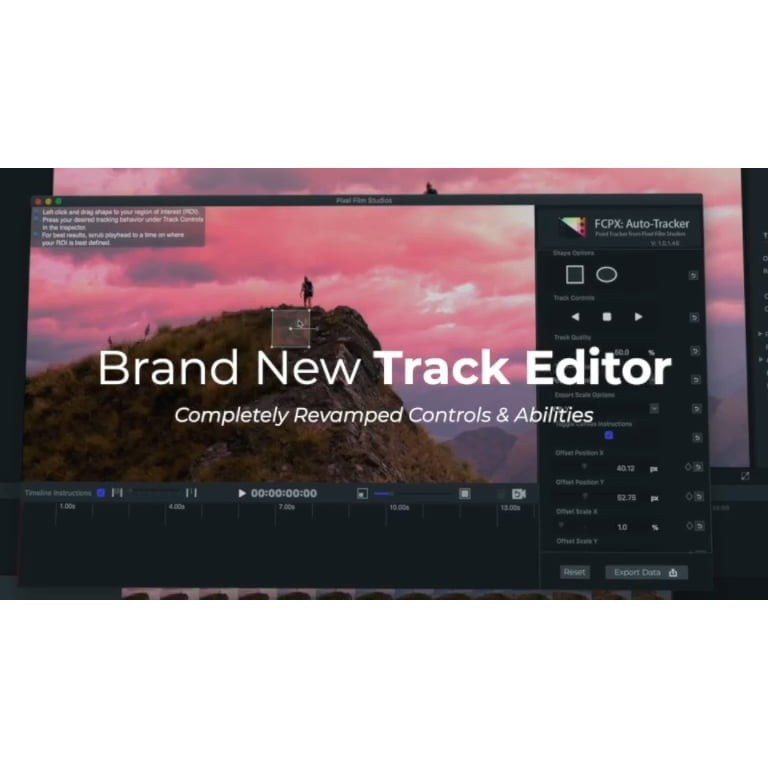 FCPX 703 | 📹 Stabilizer 2.0 (2025) – Auto Video Stabilization & Shot Lock Tracking Plugin [MICHIGO STUDIO]