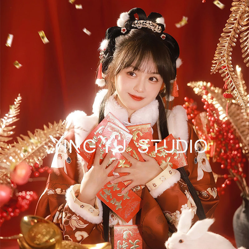 📸 New Year Red Folk - Lightroom Preset (Mobile, Spring Festival, Hanfu, PR, Capcut, FCPX)