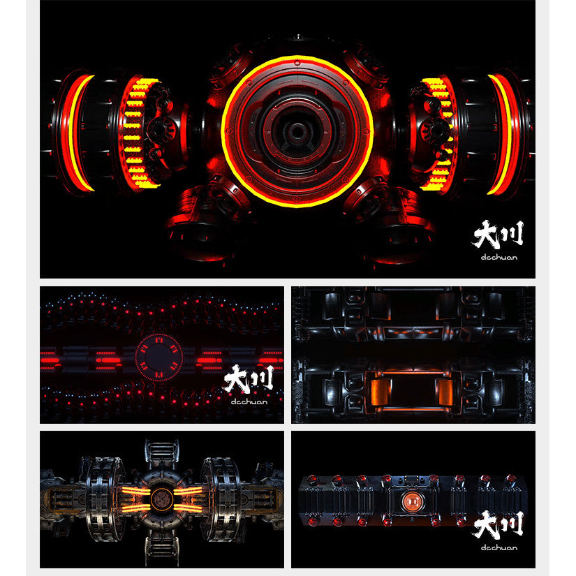 🎥 VJ LOOP | Flashing Mechanical Cartoon Dance Bar KTV LED Background 🤖✨ [ MICHIGO STUDIO ]