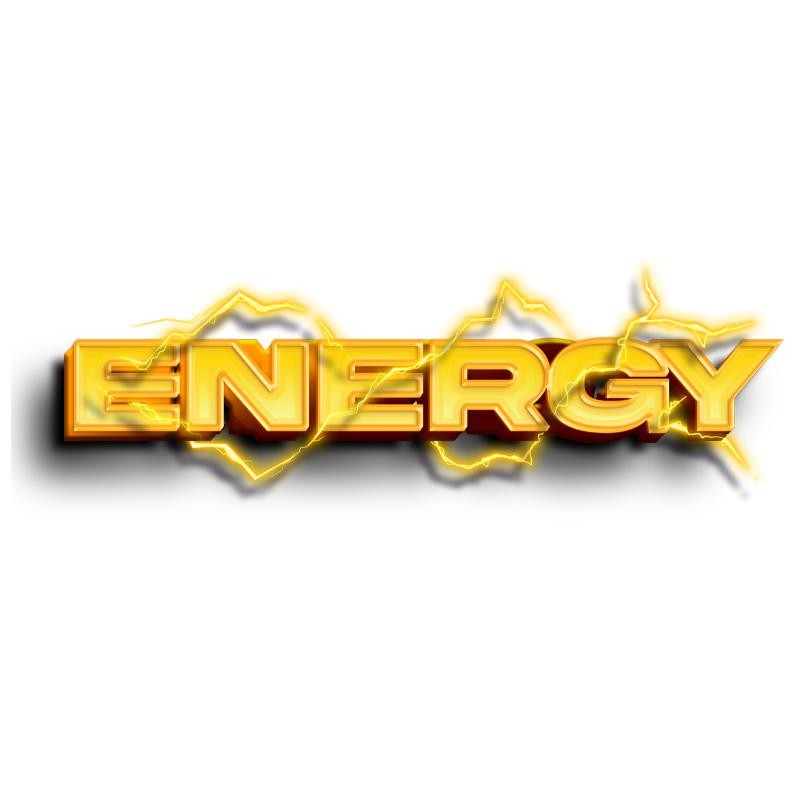 🎨 PSD TEMPLATE | Lightning Energy Text Title Logo Smart Mockup PSD [MICHIGO STUDIO]
