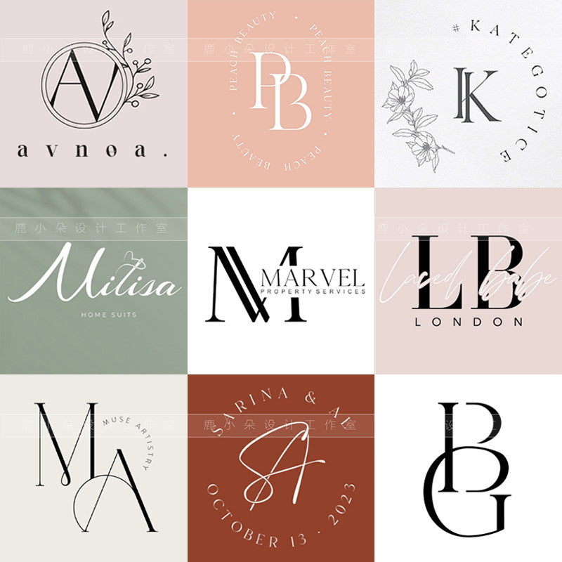 🎨 LOGO DESIGN | Minimalist Premium Letter Logo ✍️ Custom Branding for Beauty Shop & Signboard 💅🏪 [MICHIGO STUDIO]