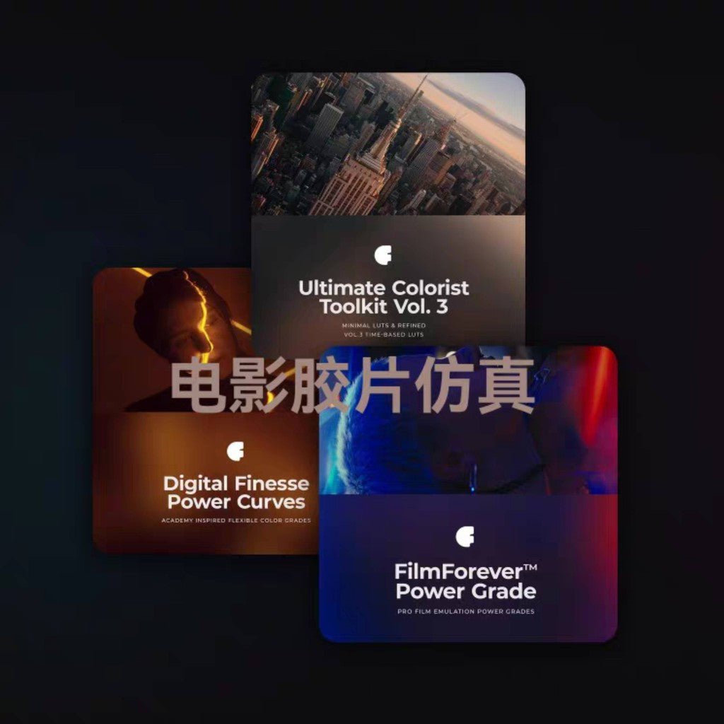 🎞️ FilmForever™ + Colorist Toolkit + Power Curves | 3-in-1 Film Emulation Pack 🎬 [MICHIGO STUDIO]